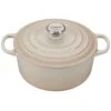 Le Creuset 4.5 Qt. Round Signature Dutch Oven With Stainless Steel Knob | Meringue White