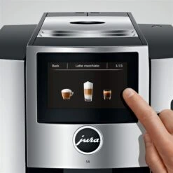 Jura S8 Multifunction Automatic Coffee & Espresso Machine | Chrome -Kitchen Tools Shop s8 emo cr screen rotary en print eng 20168