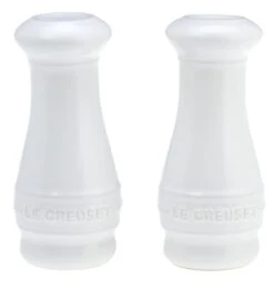 Le Creuset 2-Piece Salt & Pepper Shakers | White