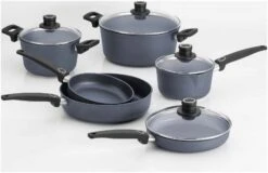 Woll Cookware - Diamond Plus Induction Cookware Set: 10 Pieces