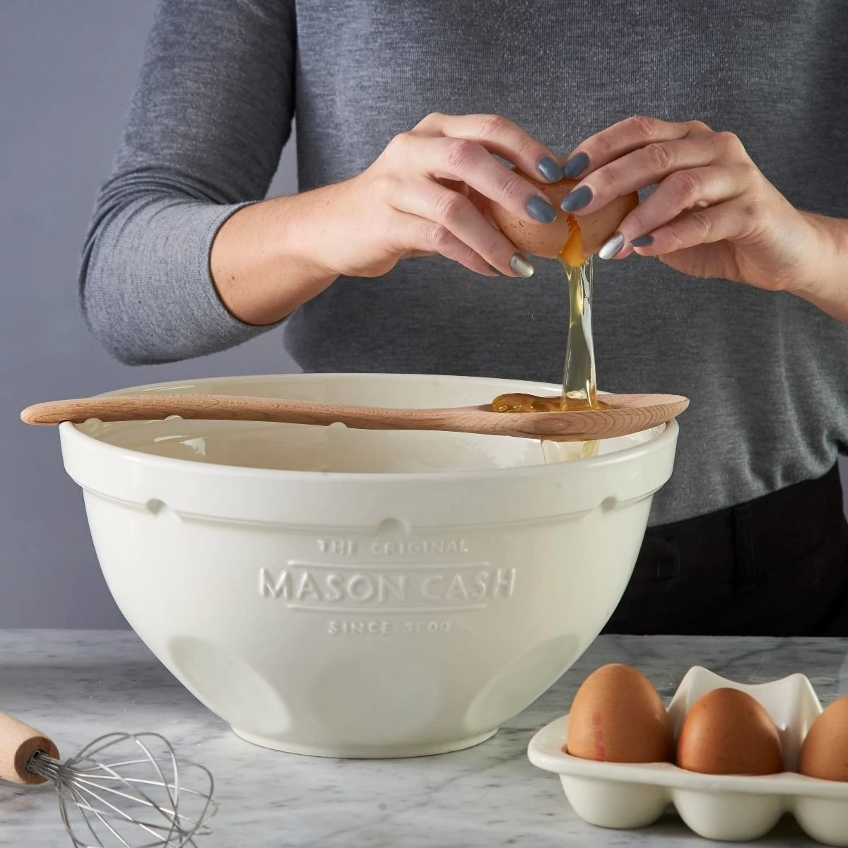 Mason Cash Innovative Kitchen Slotted Spoon With Egg Separator 3 Mason Cash Innovative Kitchen Slotted Spoon With Egg Separator - Image 3