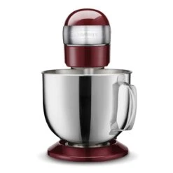 Cuisinart Precision Master 5.5-Quart Stand Mixer | Pinot Noir 11 Cuisinart Precision Master 5.5-Quart Stand Mixer | Pinot Noir -Kitchen Tools Shop sm50pn sd silo straight mlf