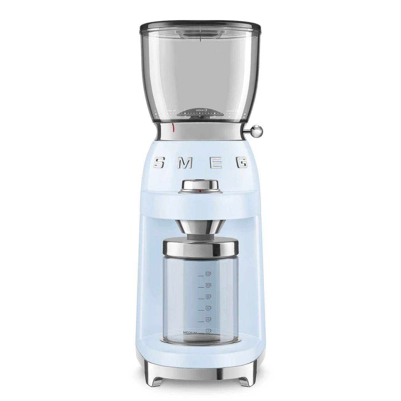 SMEG Coffee Grinder | Pastel Blue 1 SMEG Coffee Grinder | Pastel Blue