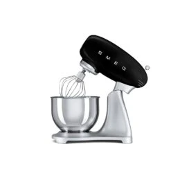 SMEG 5 Qt. Tilt-Head Stand Mixer | Black -Kitchen Tools Shop smf01blus stand mixer in black by smeg 1