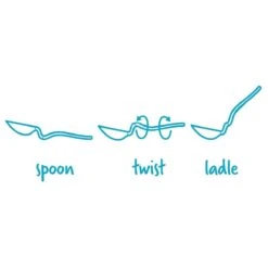 Dreamfarm Spadle Dual Purpose Spoon & Ladle | Dreamfarm Blue -Kitchen Tools Shop spadle lifestyle 1 1