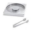 Swissmar Glass Rimmer With Garnish Tongs
