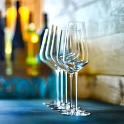 Stolzle 22.75oz STARlight Crystal Bordeaux Wine Glasses | Set Of 6 -Kitchen Tools Shop starlightcollectionlifestyle1 3