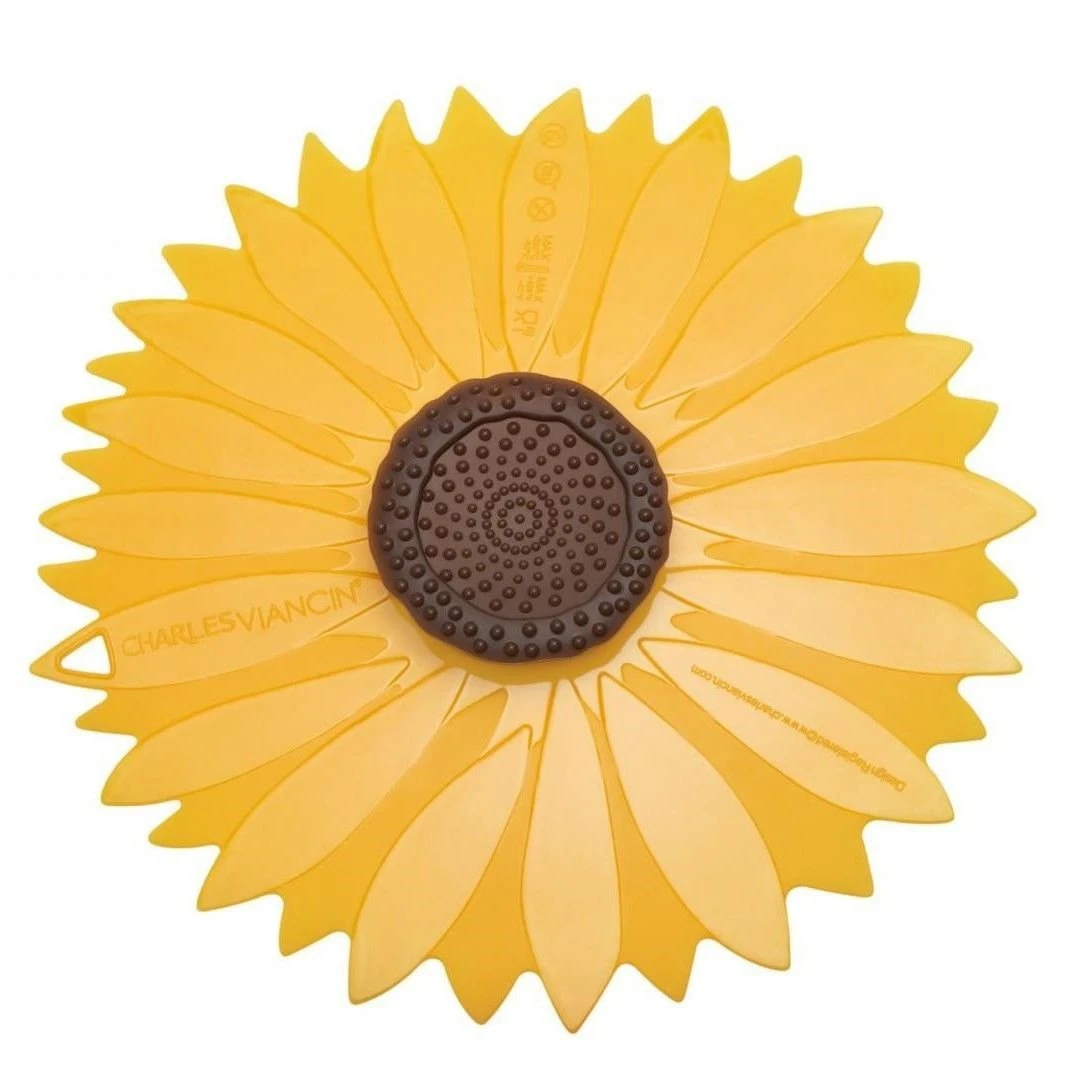 Charles Viancin Silicone Lid | 11" Sunflower 2 Charles Viancin Silicone Lid | 11" Sunflower - Image 2