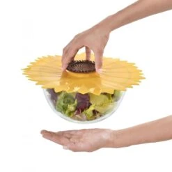 Charles Viancin Silicone Lid | 6" Sunflower -Kitchen Tools Shop sunflower life 4