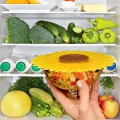 Charles Viancin Silicone Lid | 6" Sunflower -Kitchen Tools Shop sunflower life 7