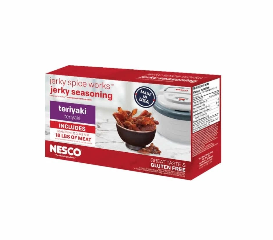 NESCO Teriyaki Flavor Jerky Seasoning, 9 Pack 2 NESCO Teriyaki Flavor Jerky Seasoning, 9 Pack - Image 2