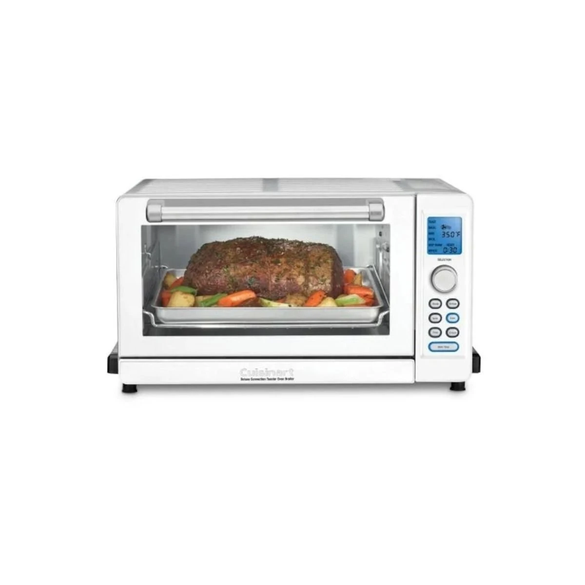 Cuisinart Deluxe Convection Toaster Oven Broiler | White & Stainless Steel 2 Cuisinart Deluxe Convection Toaster Oven Broiler | White & Stainless Steel - Image 2