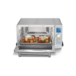 Cuisinart Deluxe Convection Toaster Oven Broiler | White & Stainless Steel 9 Cuisinart Deluxe Convection Toaster Oven Broiler | White & Stainless Steel -Kitchen Tools Shop tob135wn c