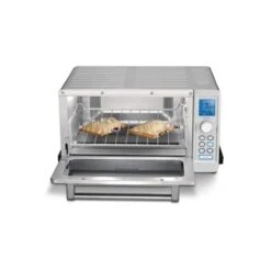 Cuisinart Deluxe Convection Toaster Oven Broiler | White & Stainless Steel 11 Cuisinart Deluxe Convection Toaster Oven Broiler | White & Stainless Steel -Kitchen Tools Shop tob135wn e