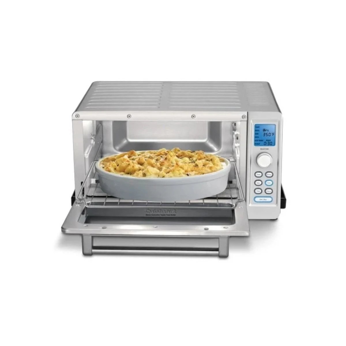 Cuisinart Deluxe Convection Toaster Oven Broiler | White & Stainless Steel 6 Cuisinart Deluxe Convection Toaster Oven Broiler | White & Stainless Steel - Image 6