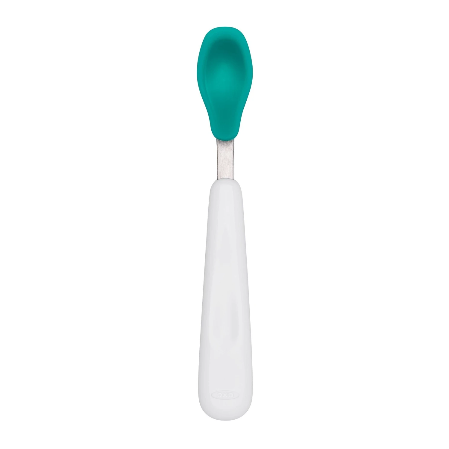OXO Tot Feeding Spoon Set With Soft Silicone | Teal 6 OXO Tot Feeding Spoon Set With Soft Silicone | Teal - Image 6