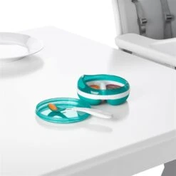 OXO Tot Feeding Spoon Set With Soft Silicone | Teal 11 OXO Tot Feeding Spoon Set With Soft Silicone | Teal -Kitchen Tools Shop tot 61138300 9