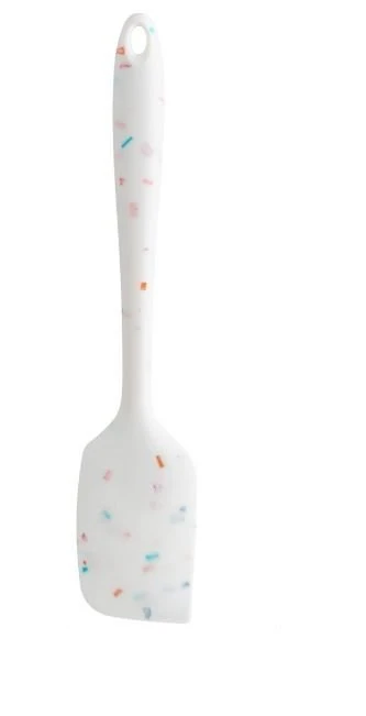 Trudeau White Confetti 11" Silicone Spatula 1 Trudeau White Confetti 11" Silicone Spatula