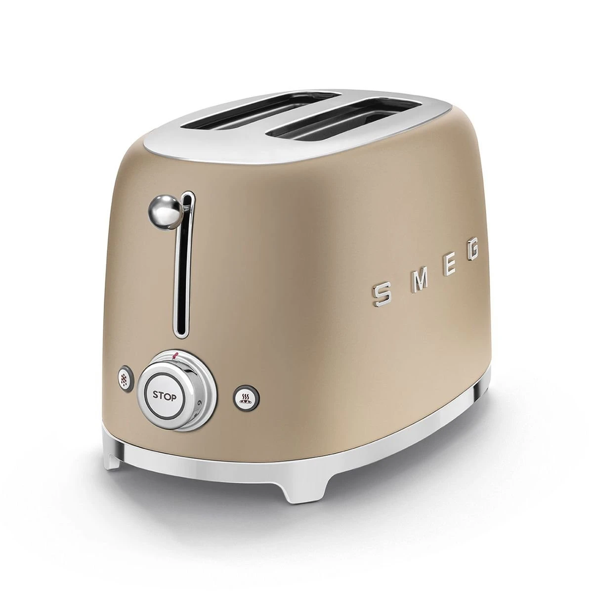 SMEG 2-Slice Toaster | Matte Champagne 1 SMEG 2-Slice Toaster | Matte Champagne