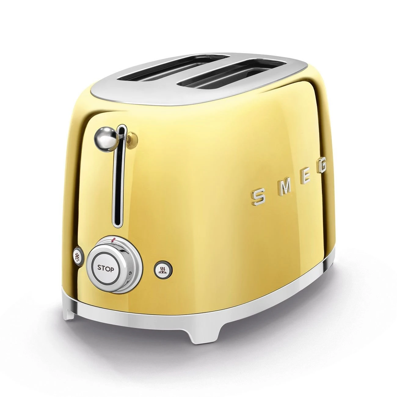 SMEG 2-Slice Toaster | Gold 1 SMEG 2-Slice Toaster | Gold