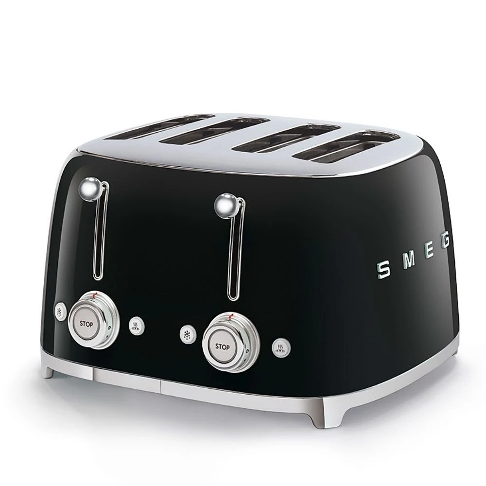 SMEG 4-Slot Toaster | Black 1 SMEG 4-Slot Toaster | Black