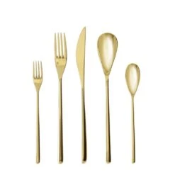 Fortessa Dragonfly 5-Piece Place Setting | Gold