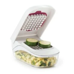 OXO Vegetable Chopper With Easy-Pour Opening -Kitchen Tools Shop vegetable chopper by oxo 11122600