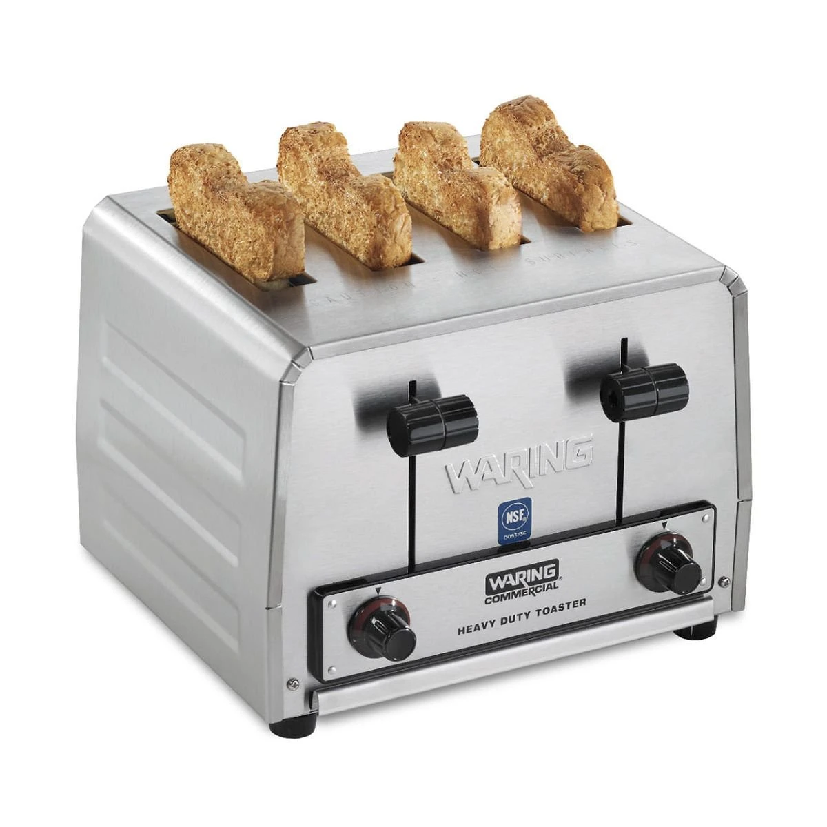 Waring Commercial Stainless Steel Heavy-Duty Toaster | 4-Slot 2 Waring Commercial Stainless Steel Heavy-Duty Toaster | 4-Slot - Image 2
