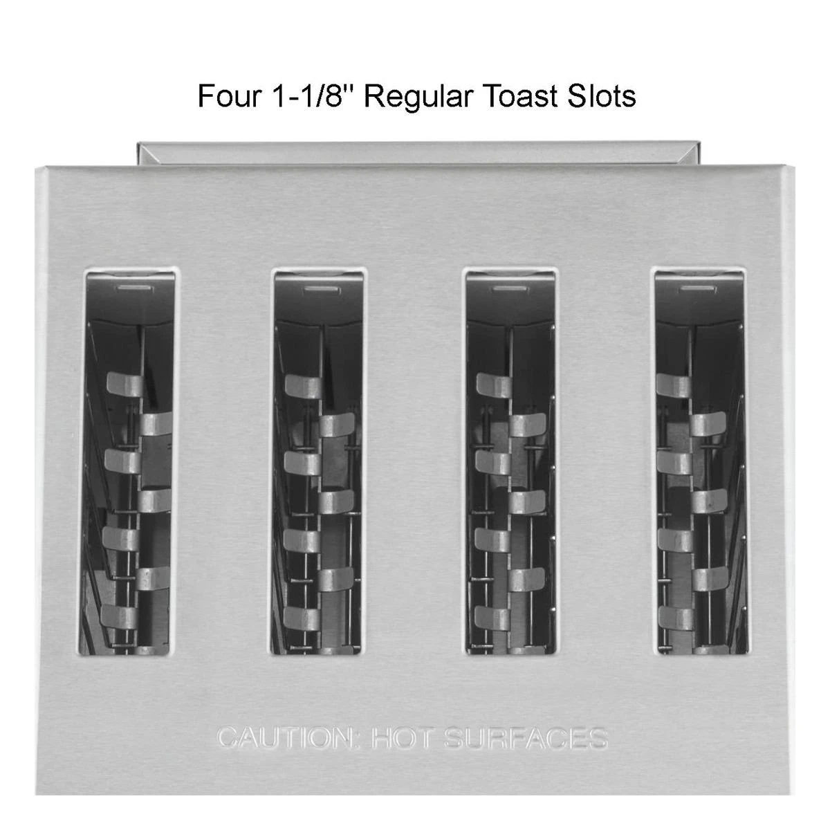 Waring Commercial Stainless Steel Heavy-Duty Toaster | 4-Slot 3 Waring Commercial Stainless Steel Heavy-Duty Toaster | 4-Slot - Image 3