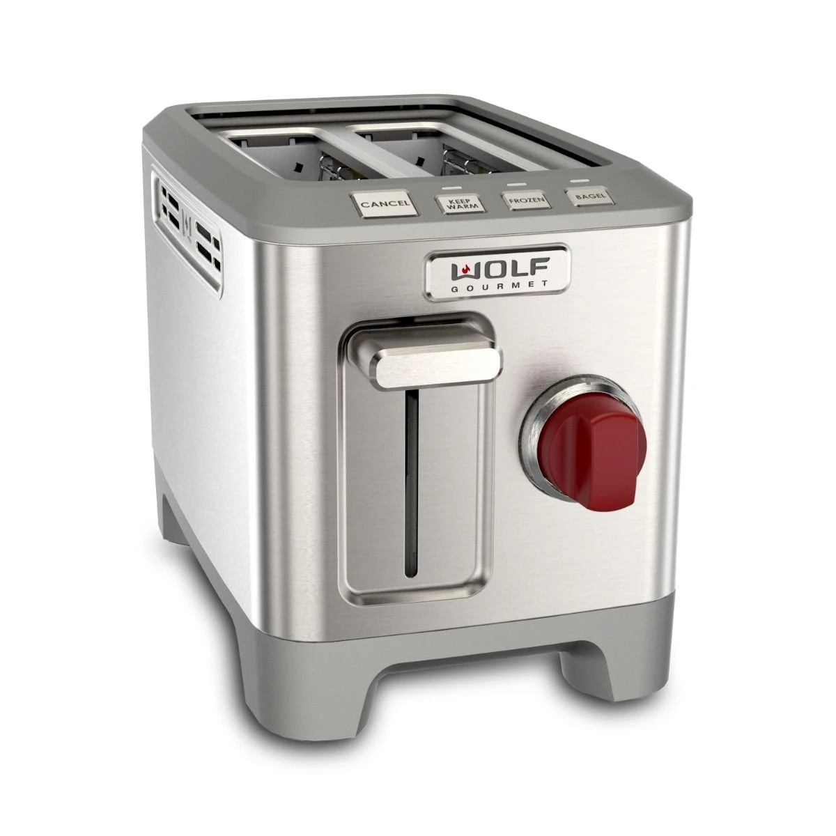 Wolf Gourmet 2-Slice Toaster | Red Knobs 3 Wolf Gourmet 2-Slice Toaster | Red Knobs - Image 3