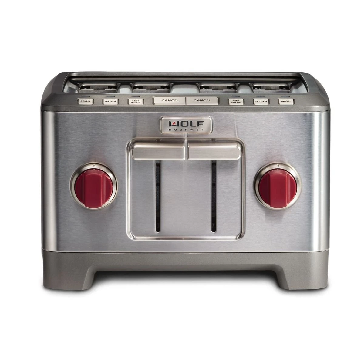 Wolf Gourmet 4-Slice Toaster | Red Knobs 1 Wolf Gourmet 4-Slice Toaster | Red Knobs