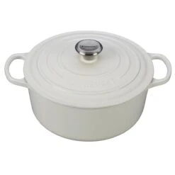 Le Creuset 10-Piece Signature Cookware Set With Stainless Steel Knobs | White -Kitchen Tools Shop white fo