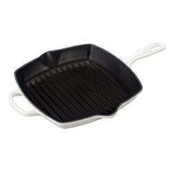 Le Creuset 10-Piece Signature Cookware Set With Stainless Steel Knobs | White -Kitchen Tools Shop white grill