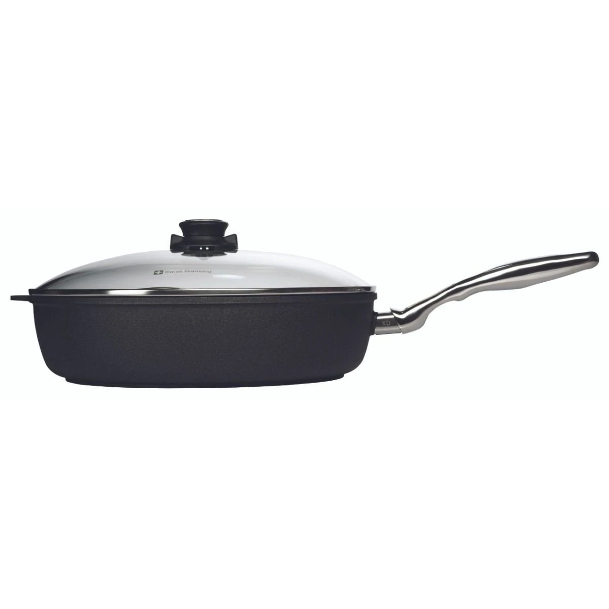 Swiss Diamond | XD Induction Saute Pan With Lid - 12.5" 2 Swiss Diamond | XD Induction Saute Pan With Lid - 12.5" - Image 2