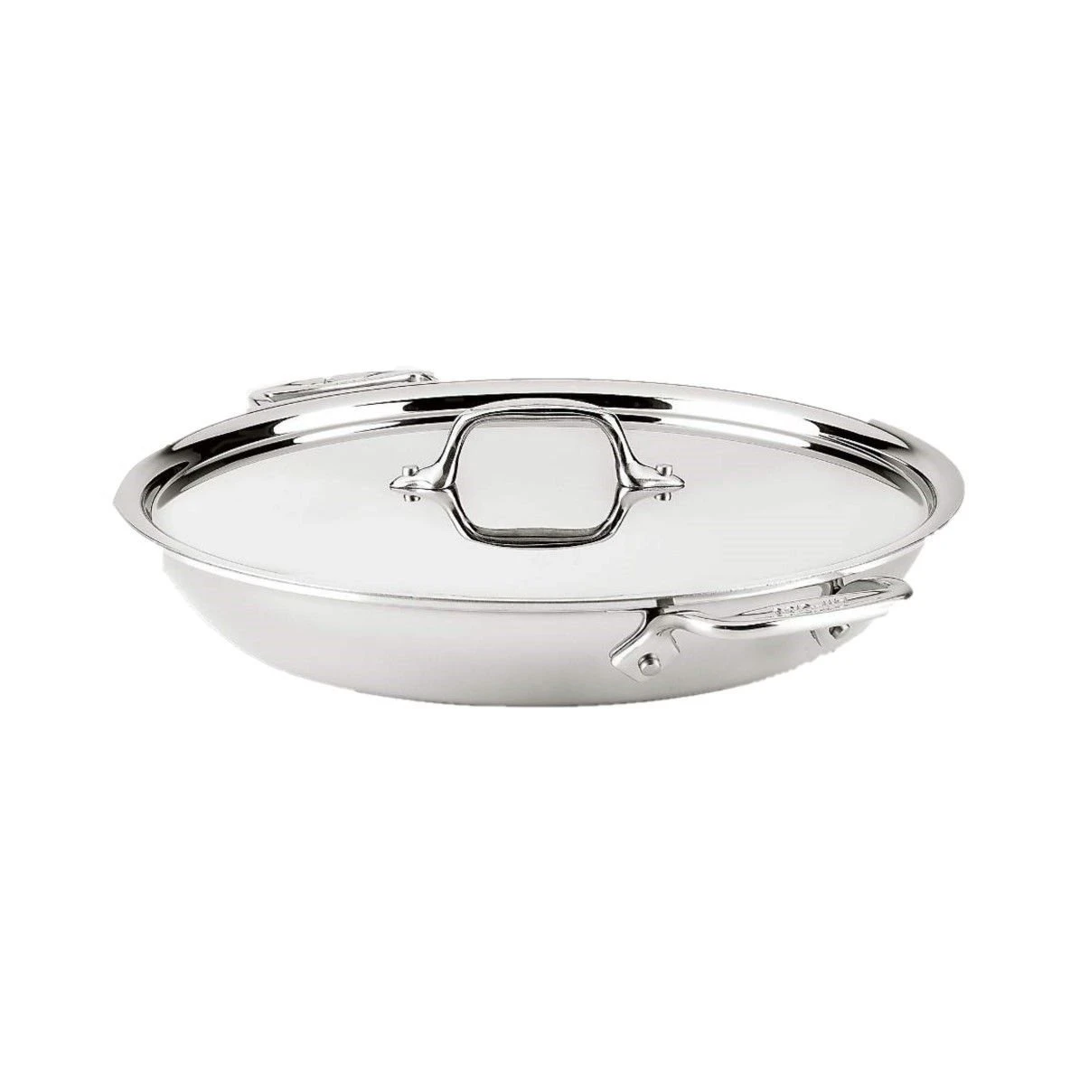 All-Clad D3 Stainless Steel 3-Quart Universal Pan With Lid 1 All-Clad D3 Stainless Steel 3-Quart Universal Pan With Lid